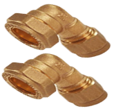 Brass Threaded Tees Elbows