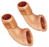 Brass Threaded Tees Elbows