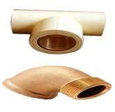 Brass Threaded Tees Elbows